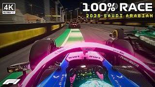 Pierre Gasly 100% Race in Alpine A525 - 2025 Saudi Arabian GP | F1 25 Mod Realistic Gameplay