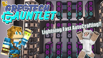 AE2 AutoCrafting & The First EBF! ◽️ GregTech Gauntlet ATM9 [EP03]