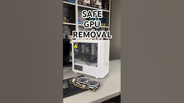 How to safely remove Graphics Card (GPU) from a PC #shorts #pc #gpu
