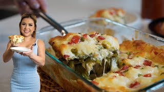 CHILE RELLENOS CASSEROLE Making Chile Rellenos Has NEVER Been This EASY and BEST PART, No FRYING!!! screenshot 1