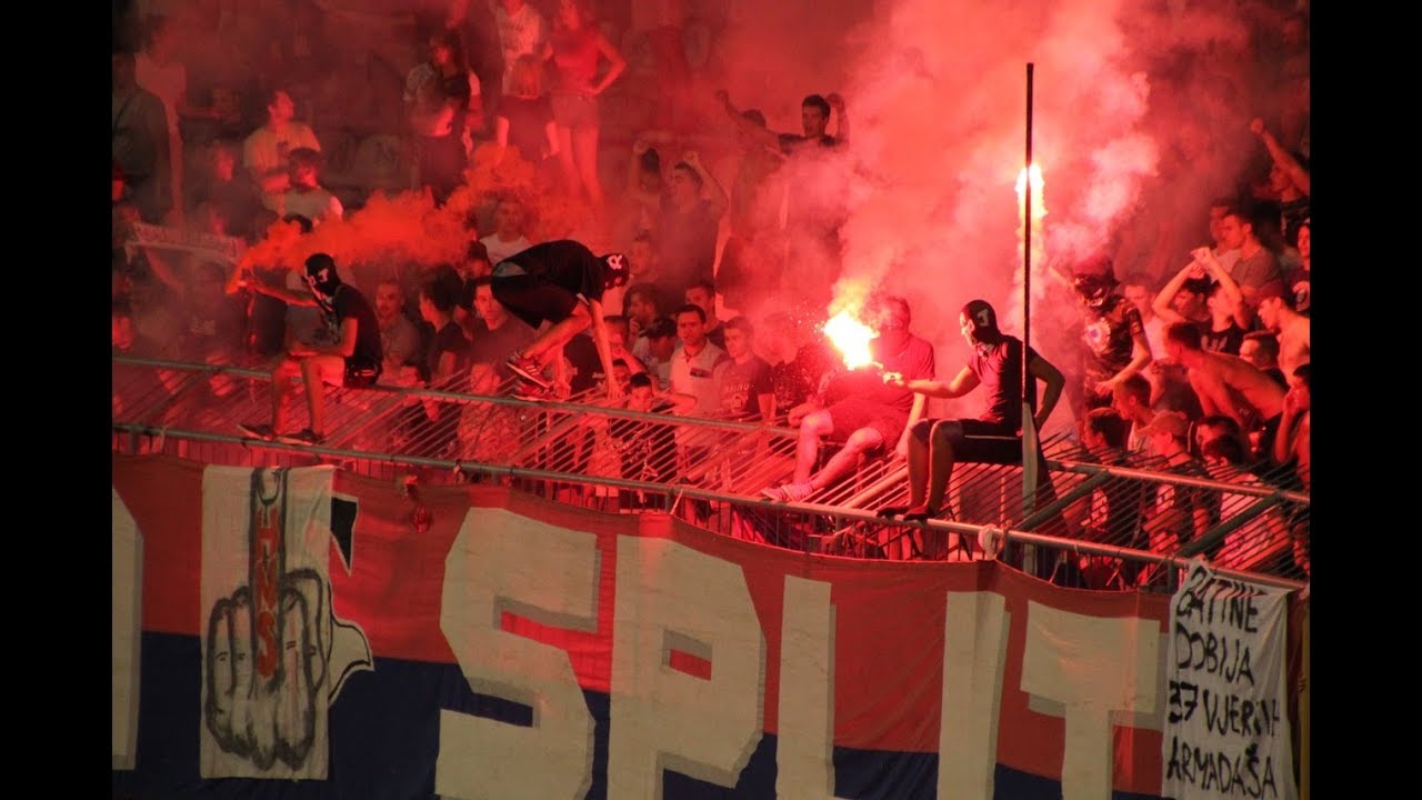 Hajduk Split x Dinamo Zagreb Torcida Split hoje no clássico croata!  #NoPyroNoParty