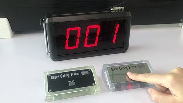 Clinic easy queue management system LED display for sale K-302 3digit+K-GSN1