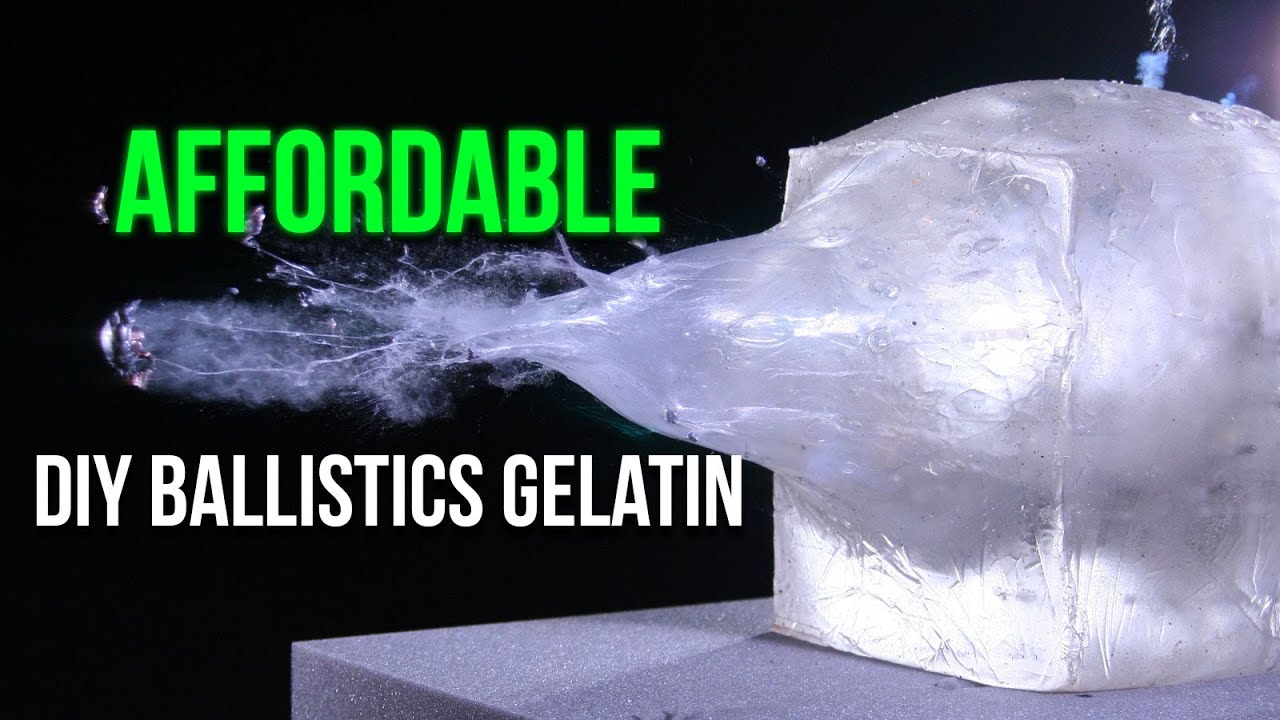 Homemade ballistic gel vs clear ballistics purchased gel. : r/Slinging