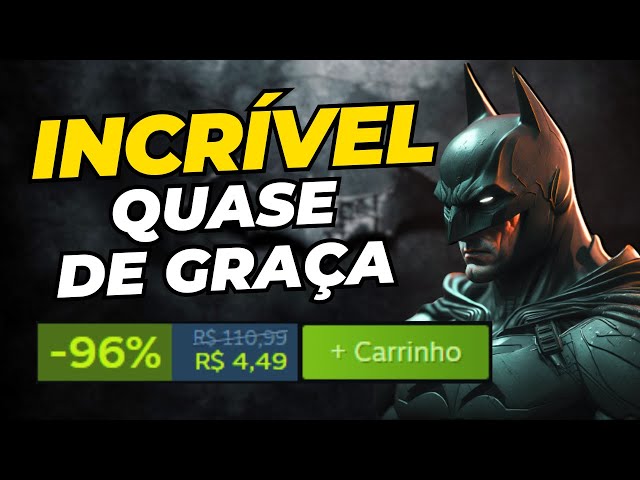 VOA! + NOVOS Jogos DE GRAÇA Na Steam e Jogo GRANDE Grátis + Jogos Abaixo de  10 reais Até 95% OFF! 