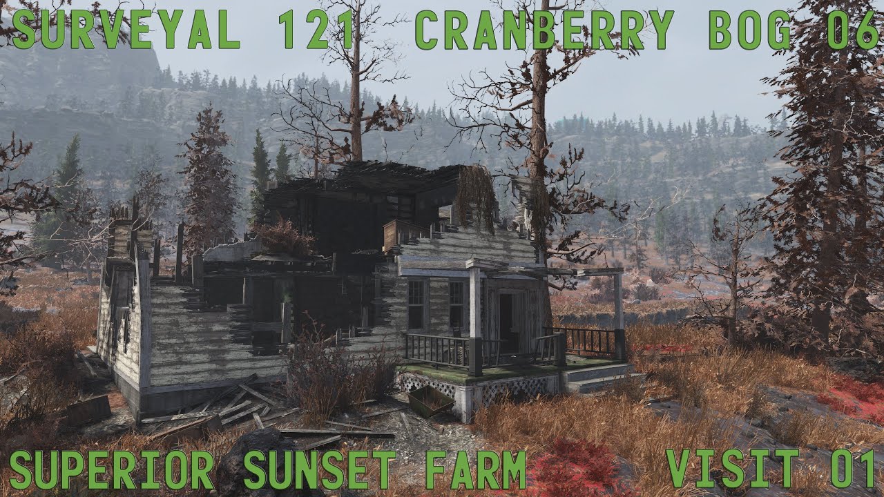 Fallout 76 Surveyal Project 121 Cranberry Bog 06 Superior Sunset
