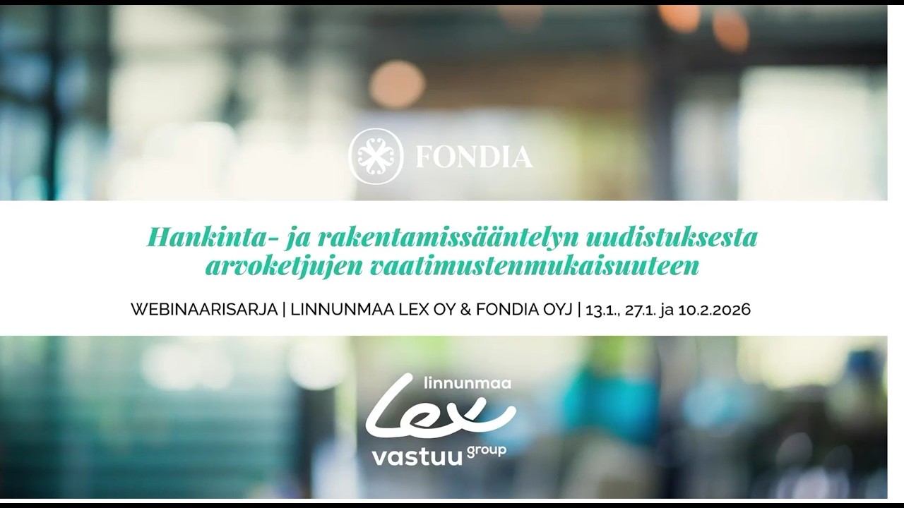 3. webinaari – Vaatimustenmukaisuus ja kestävyys arvoketjussa