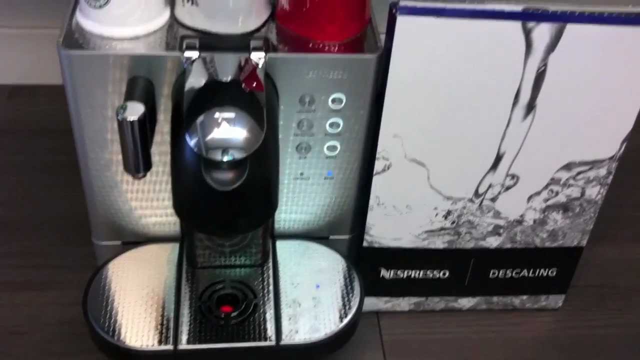 NESPRESSO DESCALING Tutorial de Descalcificaçao da Nespresso YouTube