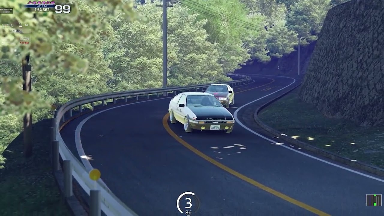 Mount Akina 5.10 AE86 Tuned - YouTube