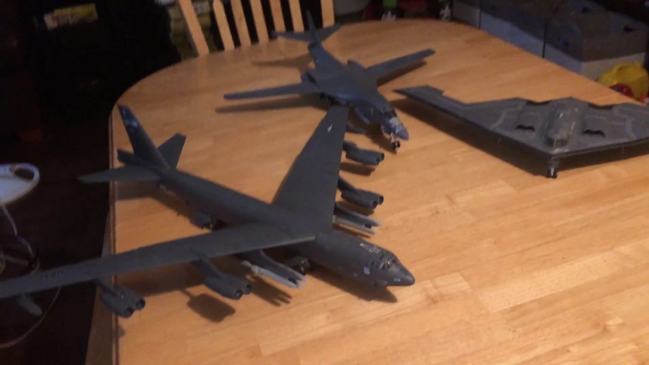 usaf heavy bombers b52 h b 1b and b 2 1 72 scale youtube