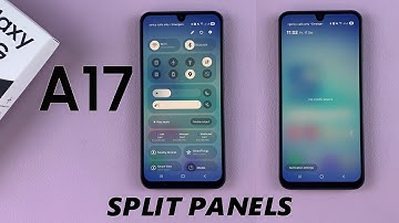 Samsung Galaxy A17 5G: How To Separate Notifications & Quick Settings Panels