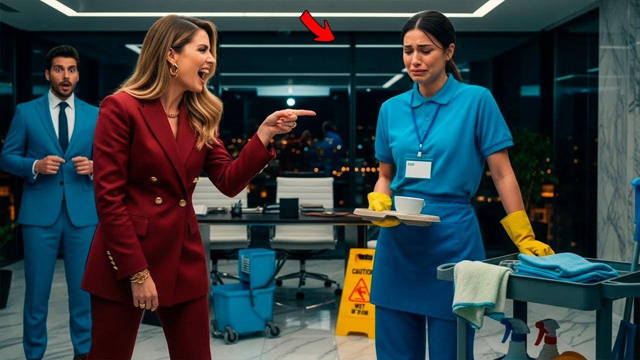 UN MILLIONNAIRE VOIT SA FIANCÉE HUMILIER LA FEMME DE MÉNAGE… ET SE FIGE EN SAVOIR POURQUOI.