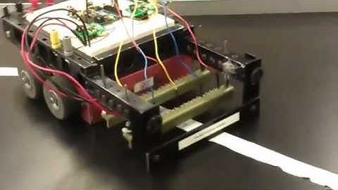 ECE 110 Tape Following Car Running in a Loop