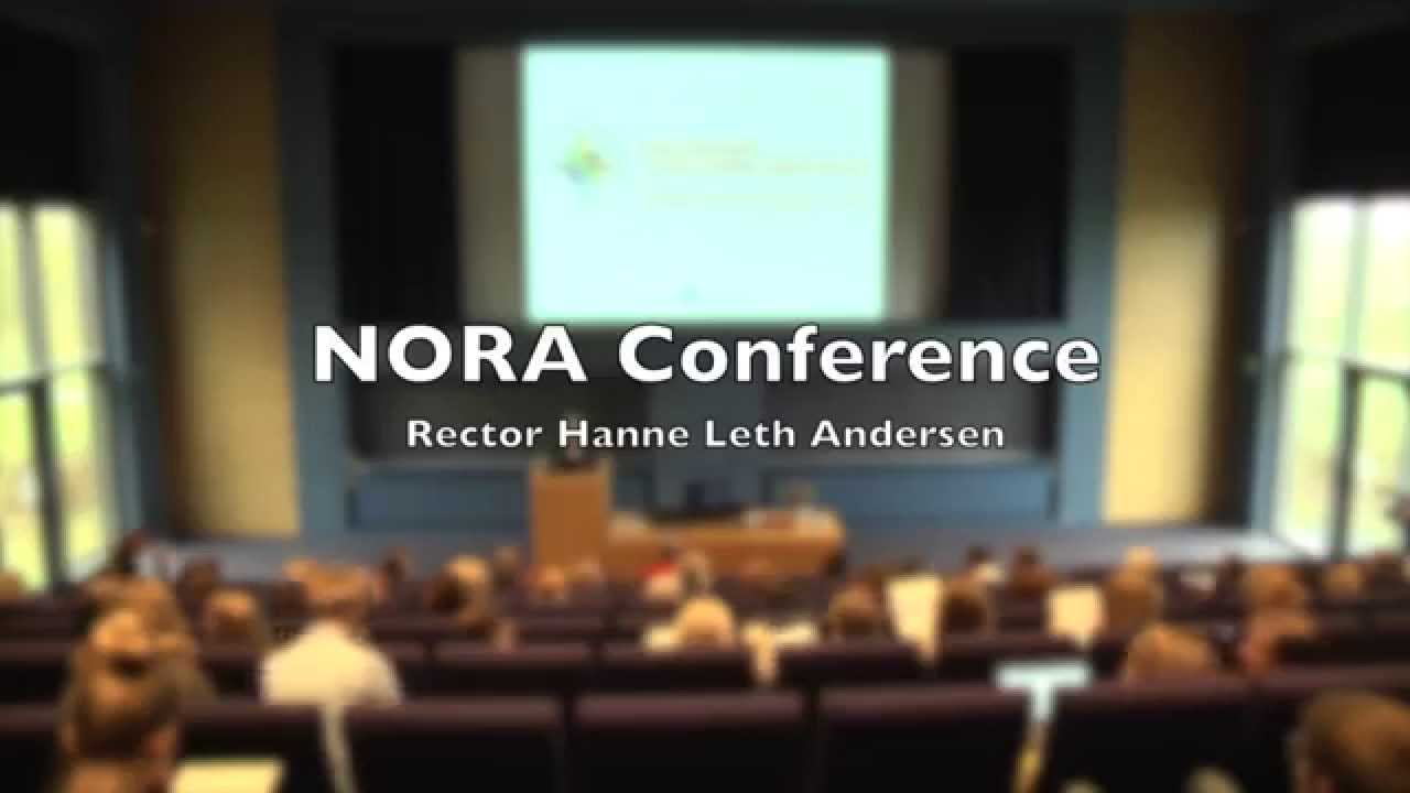 Hanne Leth Andersen at NORA Conference YouTube