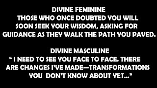 Download Lagu Divine Feminine: The Divine Masculine wants to have a soul-to-soul conversation in person, T. F. R.” MP3