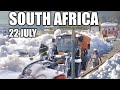 Incredible! It snowed in Africa today! People are shocked!