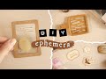 DIY Ephemera Ideas for Journaling and Scrapbooking