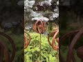 Garden stakes garden decor, Metal garden decor, Outdoor metal decor, Rusty metal garden sculpture
