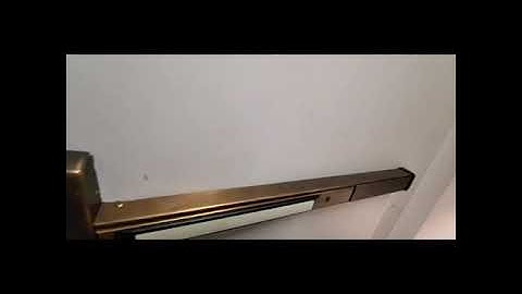 Electrified panic bar repair Wayne Winton Tri County Locksmith Service Aspen, Basalt, Snowmass