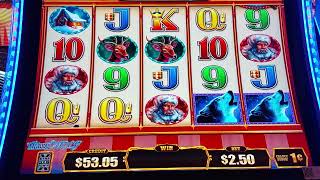 Playing $100 on Jackpot Carnival Timber Wolf Version