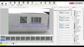 1D BARCODE & QR CODE Inspection with HIKVISION GigE Camera