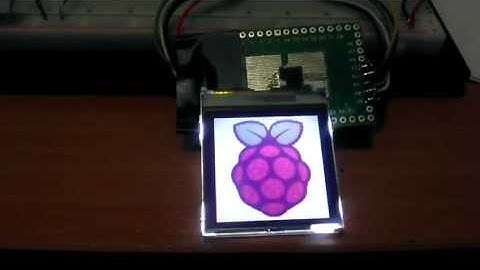 Raspberry PI and nokia 6100 LCD