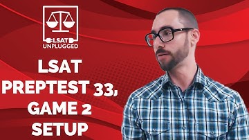 LSAT PrepTest 33, Game 2 Setup