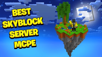 BEST SKYBLOCK SERVER IN MCPE (Minecraft Bedrock Edition)