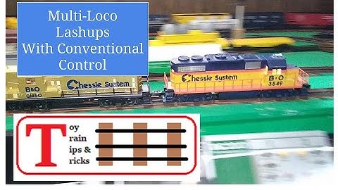 How To Make Multiple-Locomotive Lash-Ups With Conventional Control