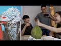 My Mother in law tries Durian for the first time in her life