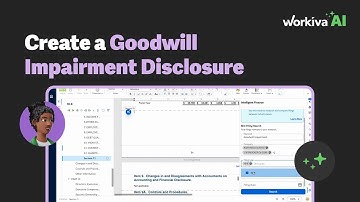 How to Benchmark Your 10-K Disclosures Using Workiva AI SEC Filing Intelligence: Demo