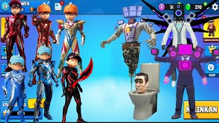 ULTRAMAN BOBOIBOY VS SKIBIDI TOILET VS TV-MAN VS SPEAKERMAN IN STUMBLE GUYS GAME