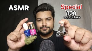 ASMR doing your nails 💅in 2 minutes Special 800 Subscribers 🥳