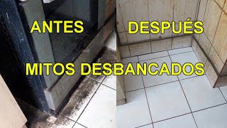 Como limpiar grasa seca de un piso de azulejos #azulejos #baldosas #grasa