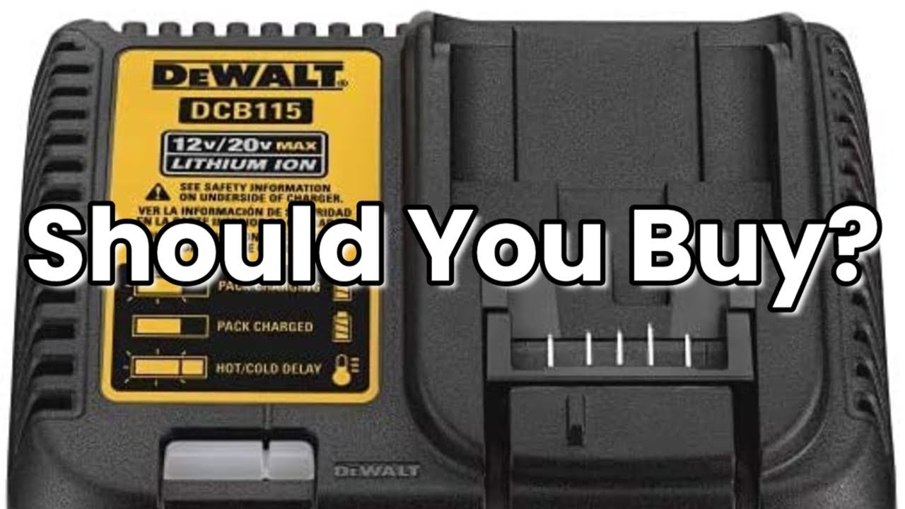 Dewalt Kit Batterie 20V Max 5Ah + Chargeur DCB115