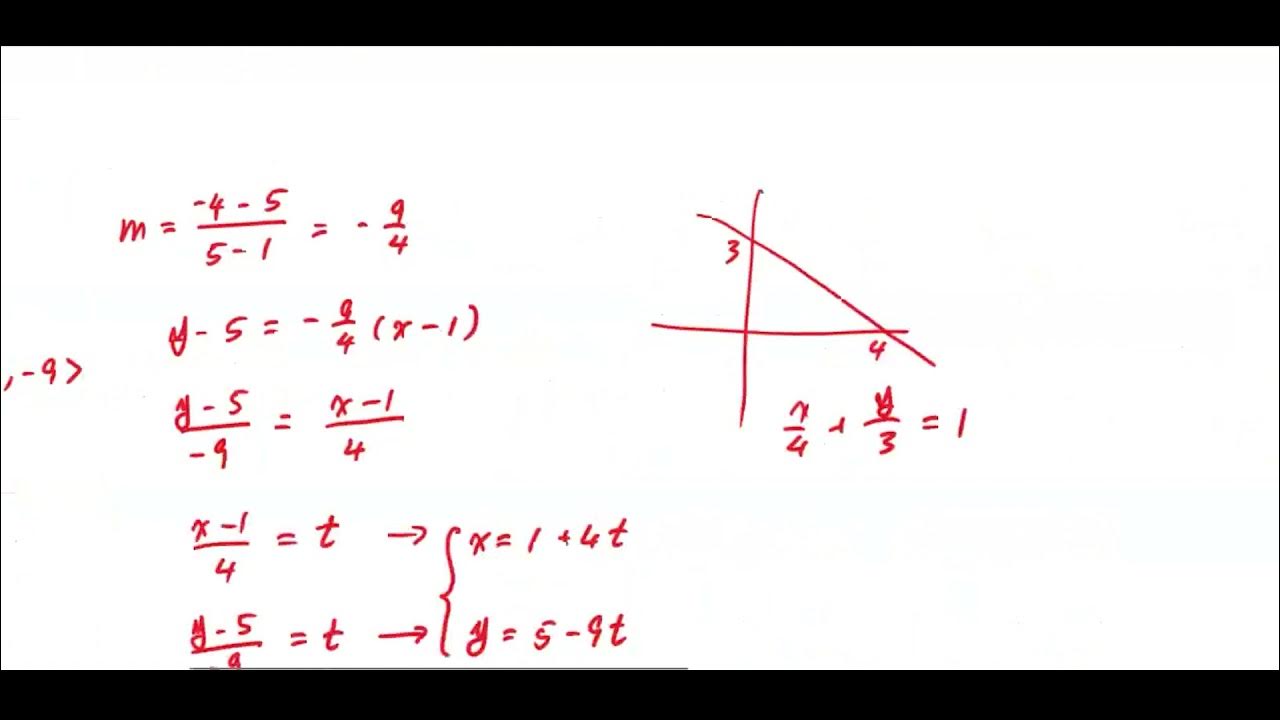 Multivariable Calculus 13 5 Equation of 3D Line YouTube