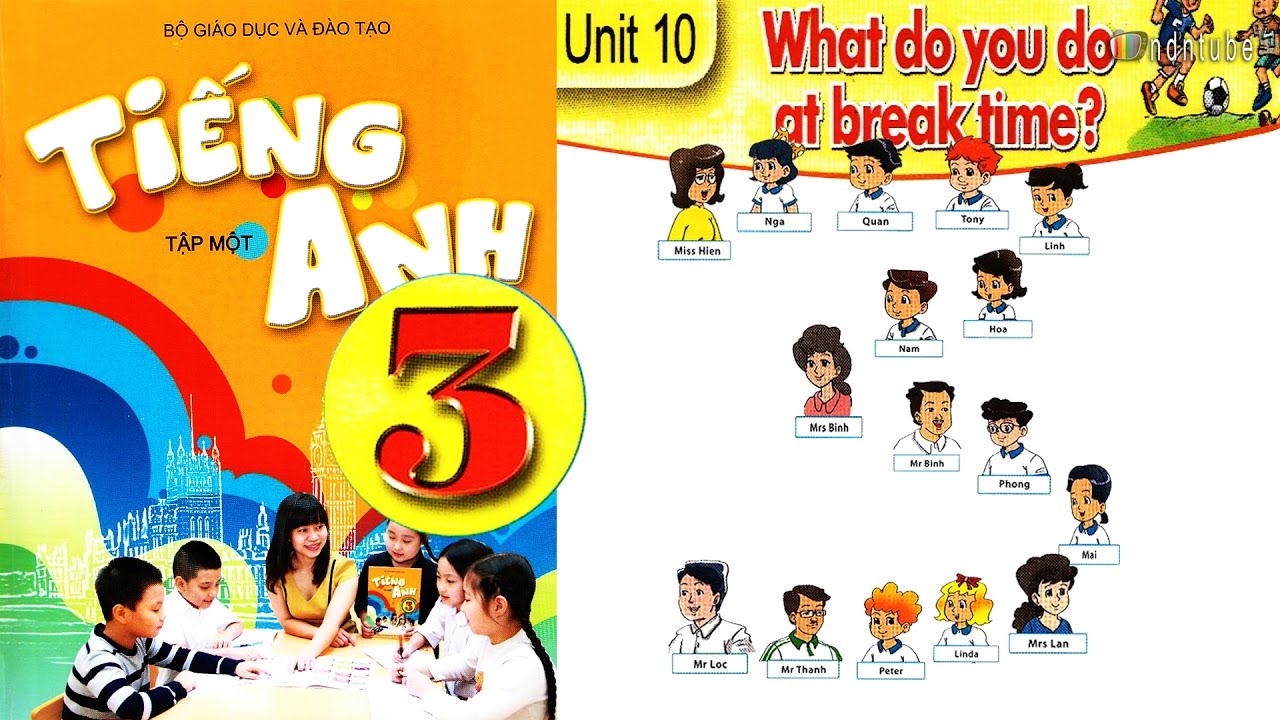 Tiếng Anh Lớp 3: UNIT 10 WHAT DO YOU DO AT BREAK TIME (With review-Short story)