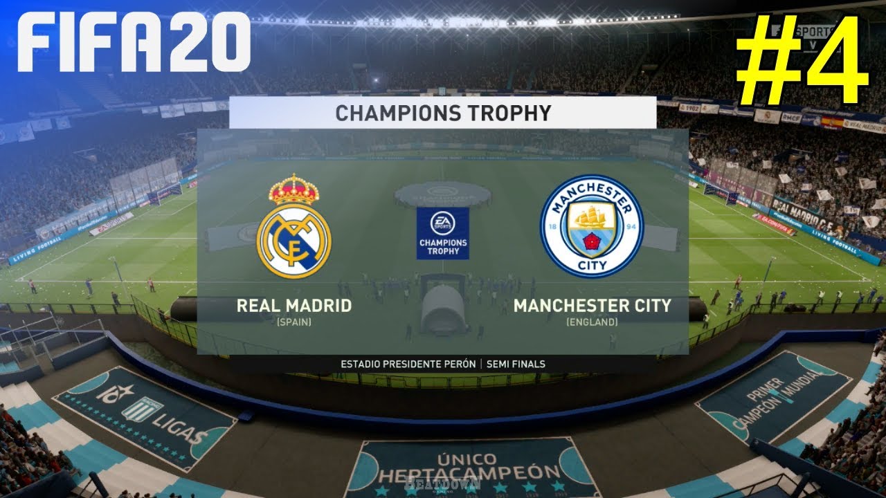 Match Real Madrid Manchester City Chaine FIFA 20 - Real Madrid Career Mode #4: vs. Manchester City (Pre-Season