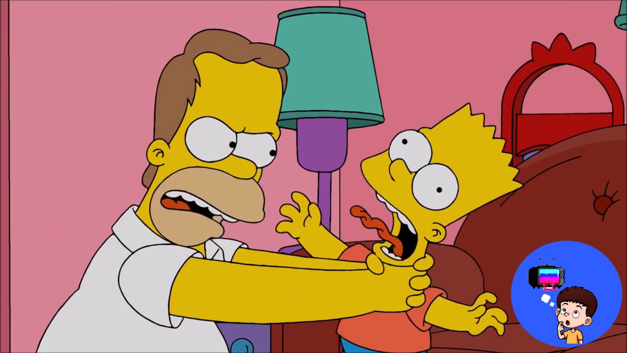Homer Simpsons Enforcando Bart Simpsons Youtube 