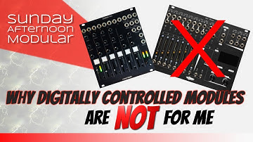 why digitally controlled modules are NOT for me feat. NOISE ENGINEERING XER MIXA