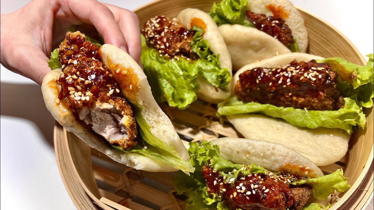 Crunchy fried chicken wonderbao | easy homemade recipes