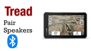 Garmin Tread - How To Pair Bluetooth Speaker