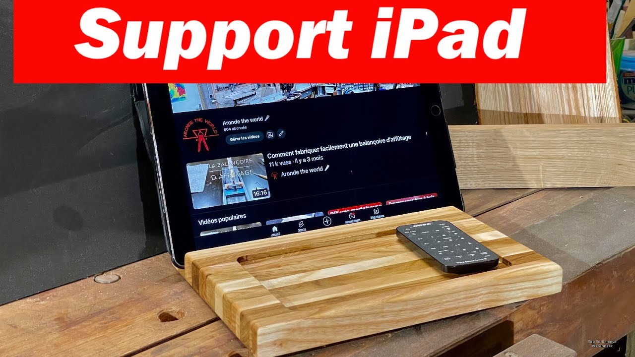 Porta tablet  Comment fabriquer un, Support ipad, Ipad