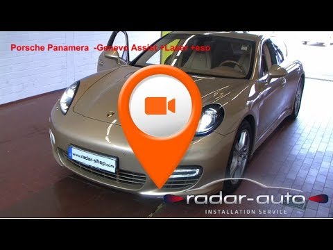 Installation Service Porsche Panamera Radarwarner Radar Detector Detecteurs De Radar Youtube