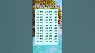 Find the odds 141 #quiz #mindbendingquiz #maths