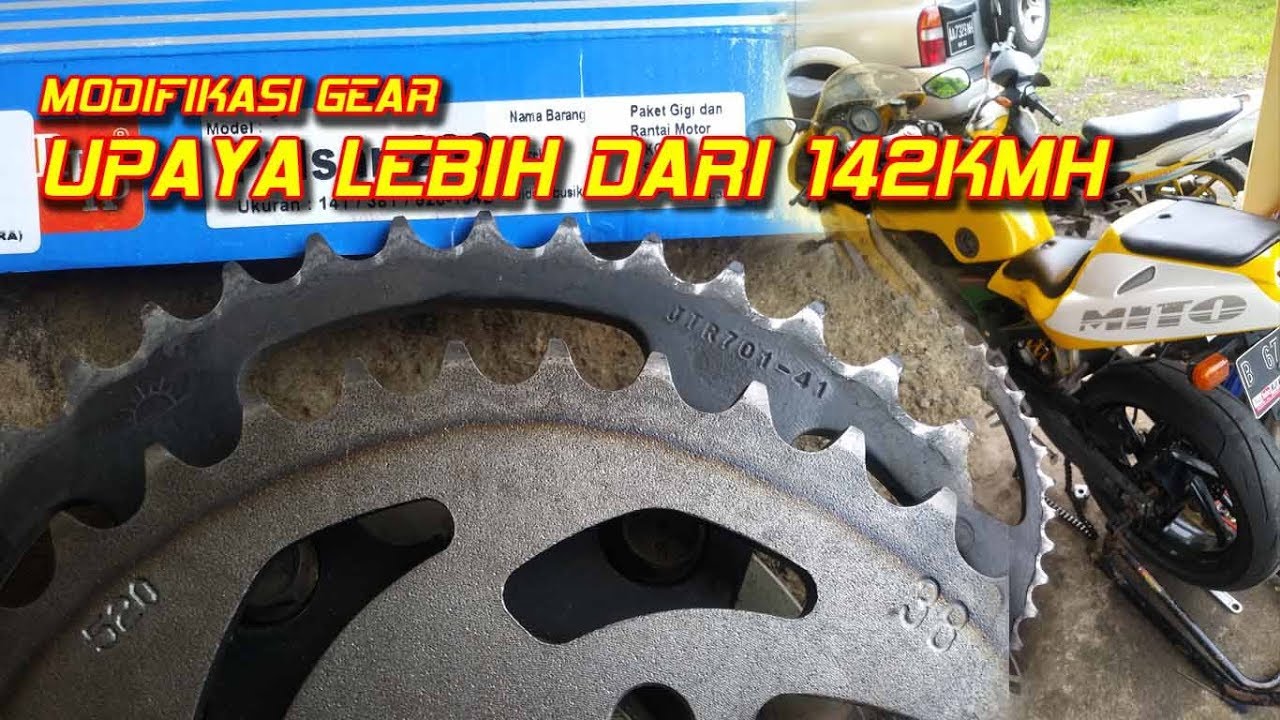 Substitusi Gear Belakang Cagiva Mito (Modifikasi) Aji VAS YouTube