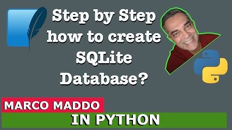 How to create SQLite Database programmatically in Python program language? Learning in this tutorial