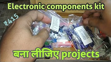 Electronic components Kits for diy | my first video