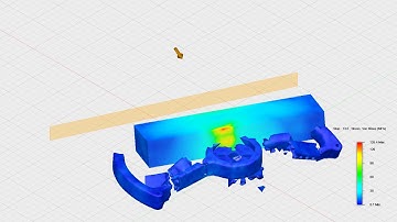 Fusion360 event simulation of propellor guard