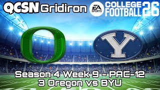 Season 4 Week 9: 3 Oregon vs BYU | EA SPORTS College Football 26