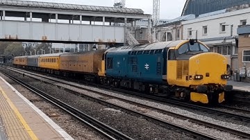 Class 37 Running a Network Rail Test Train at Kensington (Olympia) and Harrow & Wealdstone.